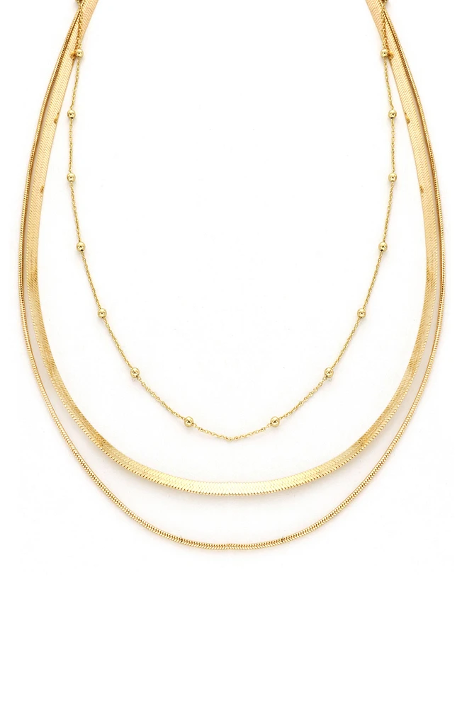 Mixed Layered Chain Necklace