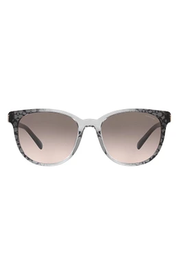54mm Gradient Round Sunglasses
