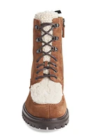 Isaac Genuine Shearling Moc Toe Boot