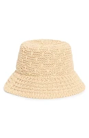 Open Breeze Straw Bucket Hat