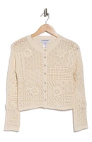 Floral Button Front Cardigan