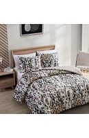 Abstract Leopard Print Comforter Set