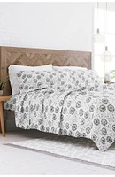 HOME SPUN Premium Ultra Soft Make a Wish Pattern 4-Piece Bed Sheet Set