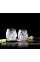 Set of 2 Star Wars™ Obi-Wan Kenobi™ Crystal Stemless Glasses