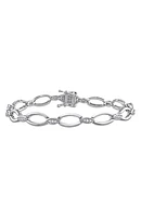 Diamond Oval Link Bracelet - 0.24ct.