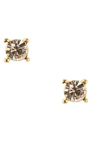 Daniella Round Crystal Stud Earrings
