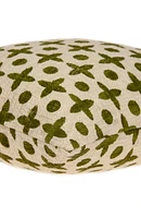 Sitara Transitional Printed Pillow - 18" x 18" - Beige