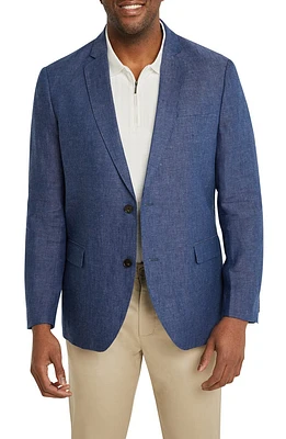 Cruz Regular Fit Linen Blazer