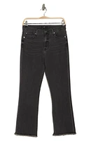 High Waist Slim Fit Kick Jeans