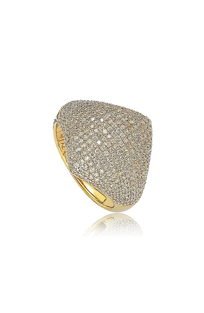 Pavé Cubic Zirconia Ring