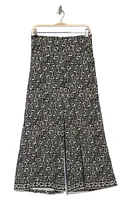 Wide Leg Pull-On Crop Pants