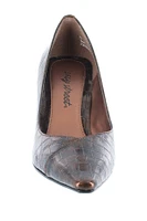 Chiffon Pointed Toe Pump - Multiple Widths Available