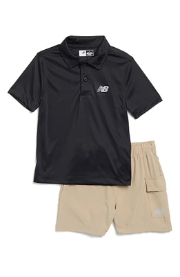 Kids' Knit Polo & Shorts Set