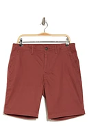 Stretch Cotton Sateen Chino Shorts