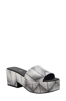 The Busy Bee Platform Slide Sandal