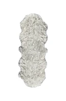 Gordon Faux Fur Rug - 2ft x 3ft - Gradient Grey