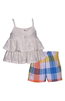 Kids' Tiered Tank Top & Seersucker Shorts