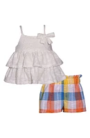 Kids' Tiered Tank Top & Seersucker Shorts