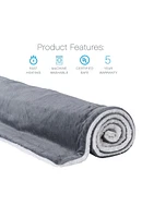 PureRelief Heated Throw - Gray