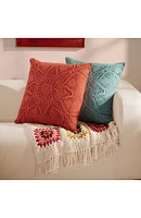 Olivia Crocheted Accent Pillow