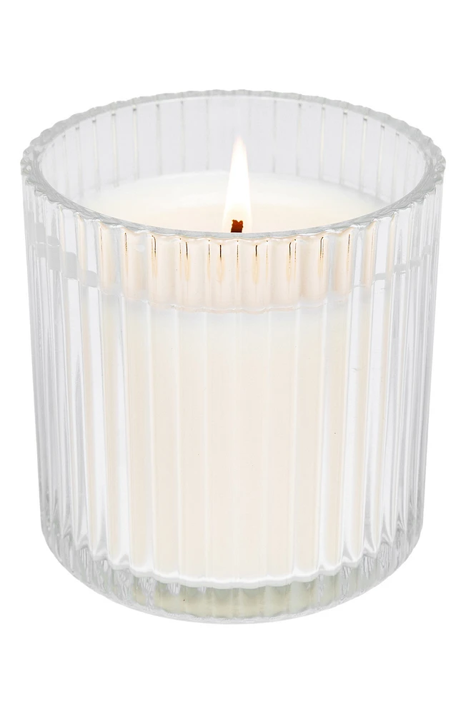 Pumpkin Spice Rib Glass Candle