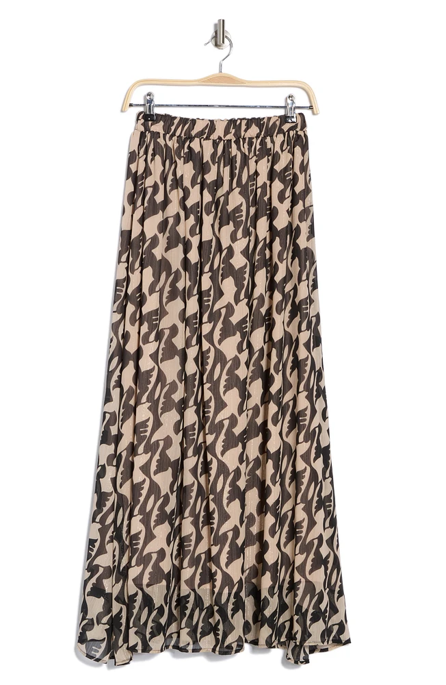 Mesh Maxi Skirt