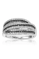 Sterling Silver Pave Set CZ Ring