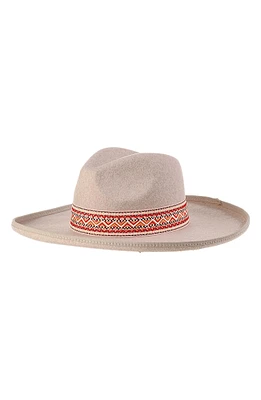 Wide Brim Felt Panama Hat