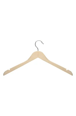 Maple Wood Shirt Hangers - Pack of 20