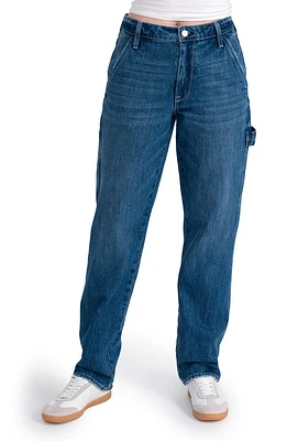 High Waist Straight Leg Jeans