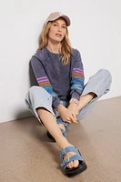 Beck Stripe Trim Sweatshirt