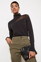 Adri Mesh Cutout Top