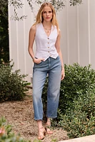 Ever Vintage Barrel Leg Jean