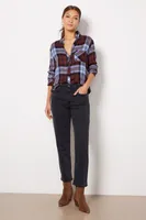 Hunter Mulberry Button Down