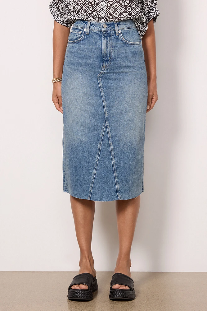 The Highland Denim Skirt