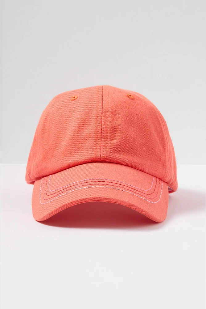 Poppy Red Baseball Hat