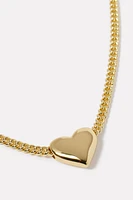 Lou Heart Charm Necklace