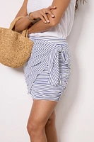 Classic Stripe Tie Skirt