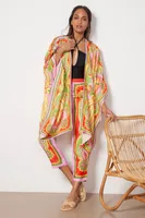 Beach Toucans Scarf Multi Kimono