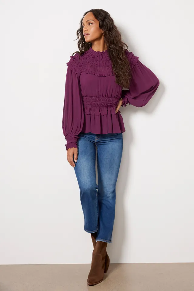 Magali Pascal Bertille Ruffle Blouse