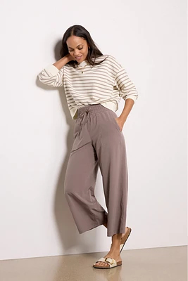 Out of Office Cropped Wide Leg Pant