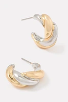 Sheridan Two Tone Hoops