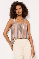 Scottie Stripe Squareneck Tank