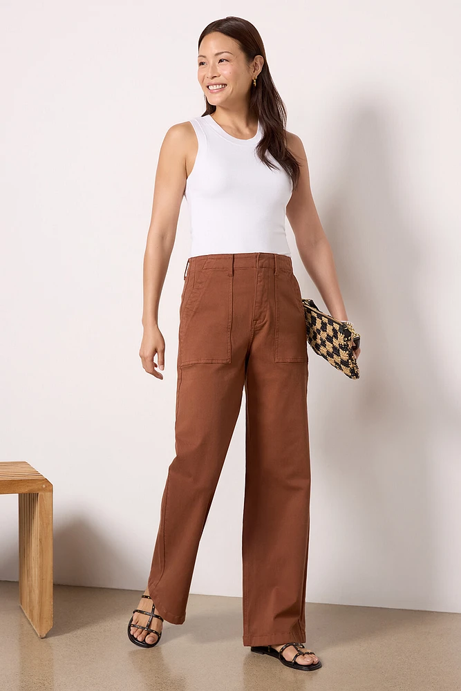 Nicole Wide Leg Utility Pant