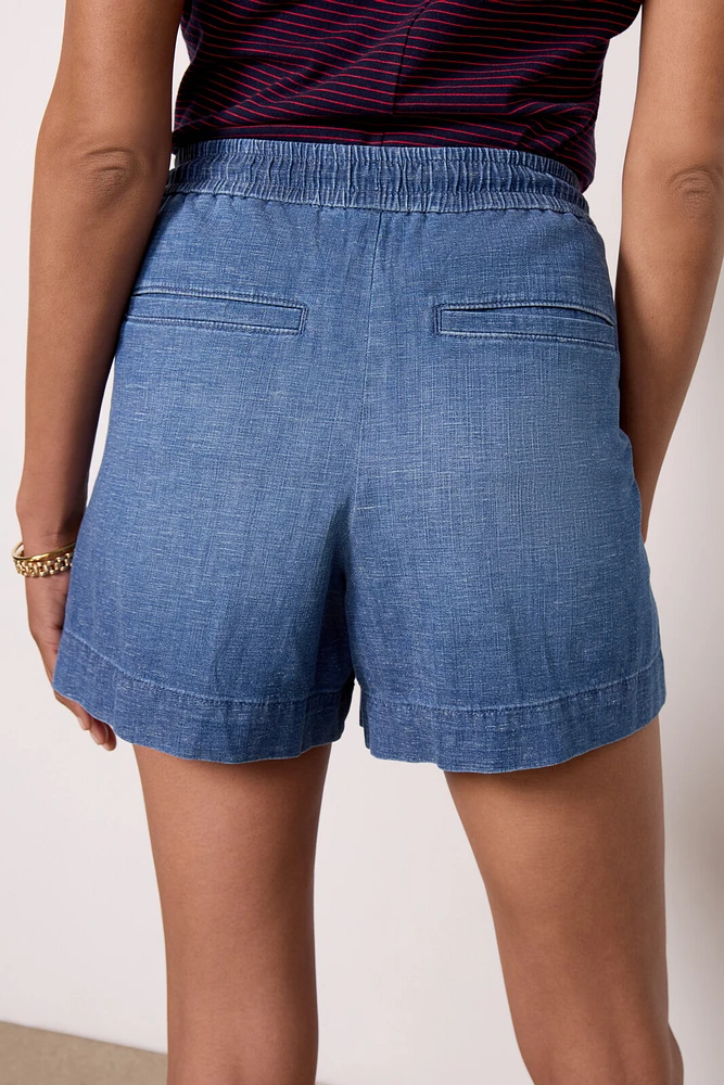 Elodie Chambray Short