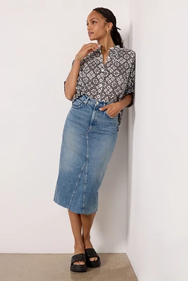 The Highland Denim Skirt