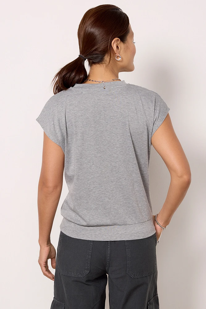 Lara Twist Muscle Tee