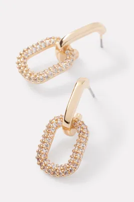 Two-Link Earrings