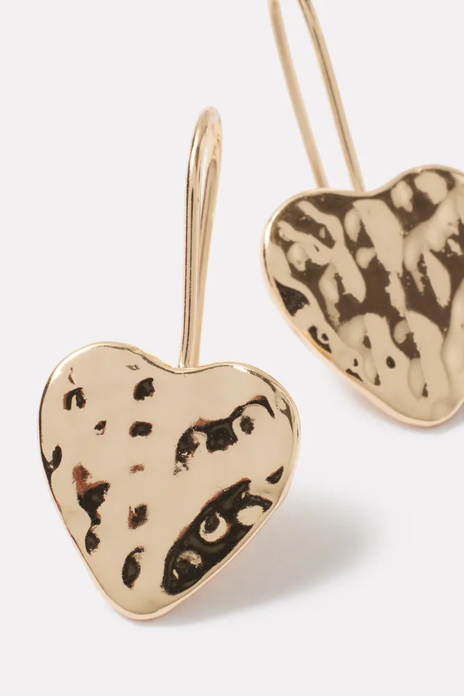 Lulu Heart Drop Earrings