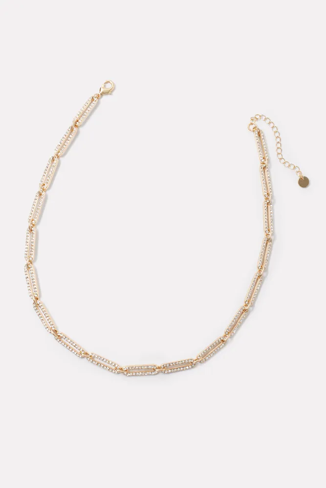 Kendra Scott - Jess Small Lock And Chain Necklace In Rhodium – Occasionally  Yours